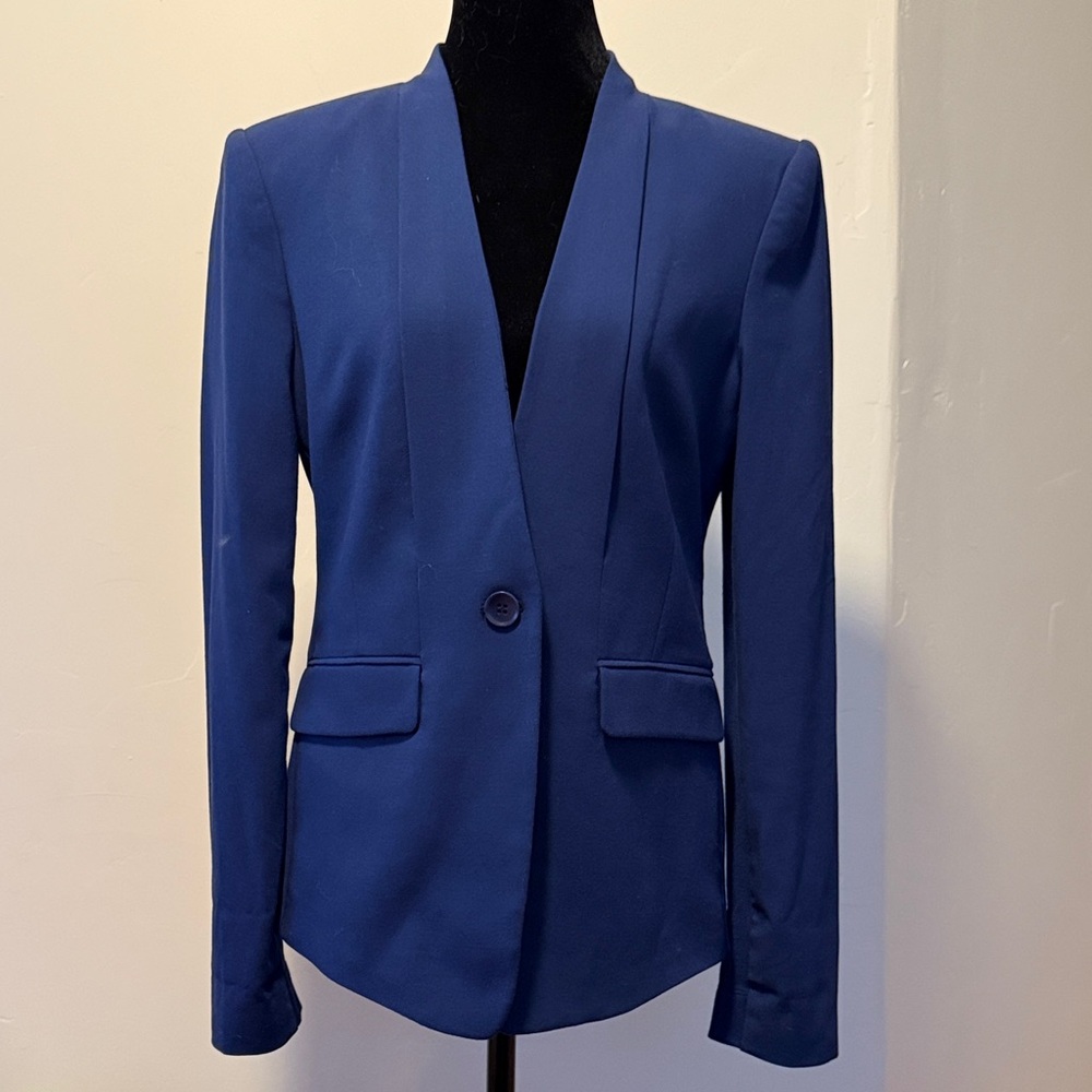BCBGMaxAzria Classic Blue Chaya Blazer